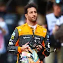 MONTE-CARLO, MONACO - MAY 27: Daniel Ricciardo of Australia and McLaren walks in the Pitlane after a crash during practice ahead of the F1 Grand Prix of Monaco at Circuit de Monaco on May 27, 2022 in Monte-Carlo, Monaco. (Photo by Joe Portlock - Formula 1/Formula 1 via Getty Images)