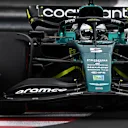 MONTE-CARLO, MONACO - MAY 28: Sebastian Vettel of Germany driving the (5) Aston Martin AMR22 Mercedes on track during qualifying ahead of the F1 Grand Prix of Monaco at Circuit de Monaco on May 28, 2022 in Monte-Carlo, Monaco. (Photo by Clive Mason - Formula 1/Formula 1 via Getty Images)