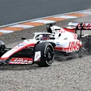 ZANDVOORT, NETHERLANDS - SEPTEMBER 02: Kevin Magnussen of Denmark driving the (20) Haas F1 VF-22 Ferrari runs wide during practice ahead of the F1 Grand Prix of The Netherlands at Circuit Zandvoort on September 02, 2022 in Zandvoort, Netherlands. (Photo by Alex Pantling - Formula 1/Formula 1 via Getty Images)