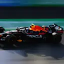 ZANDVOORT, NETHERLANDS - SEPTEMBER 02: Sergio Perez of Mexico driving the (11) Oracle Red Bull Racing RB18 on track during practice ahead of the F1 Grand Prix of The Netherlands at Circuit Zandvoort on September 02, 2022 in Zandvoort, Netherlands. (Photo by Lars Baron - Formula 1/Formula 1 via Getty Images)