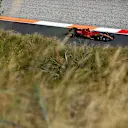 ZANDVOORT, NETHERLANDS - SEPTEMBER 02: Charles Leclerc of Monaco driving the (16) Ferrari F1-75 on track during practice ahead of the F1 Grand Prix of The Netherlands at Circuit Zandvoort on September 02, 2022 in Zandvoort, Netherlands. (Photo by Dan Mullan/Getty Images)