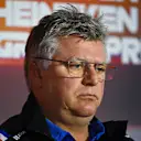 ZANDVOORT, NETHERLANDS - SEPTEMBER 03: Otmar Szafnauer, Team Principal of Alpine F1 attends the Team Principals Press Conference prior to final practice ahead of the F1 Grand Prix of The Netherlands at Circuit Zandvoort on September 03, 2022 in Zandvoort, Netherlands. (Photo by Clive Mason/Getty Images)