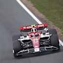 ZANDVOORT, NETHERLANDS - SEPTEMBER 04: Zhou Guanyu of China driving the (24) Alfa Romeo F1 C42 Ferrari on track during the F1 Grand Prix of The Netherlands at Circuit Zandvoort on September 04, 2022 in Zandvoort, Netherlands. (Photo by Joe Portlock - Formula 1/Formula 1 via Getty Images)