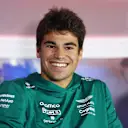 ZANDVOORT, NETHERLANDS - SEPTEMBER 01: Lance Stroll of Canada and Aston Martin F1 Team attends the Drivers Press Conference during previews ahead of the F1 Grand Prix of The Netherlands at Circuit Zandvoort on September 01, 2022 in Zandvoort, Netherlands. (Photo by Lars Baron/Getty Images)
