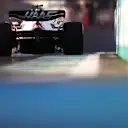 JEDDAH, SAUDI ARABIA - MARCH 25: Mick Schumacher of Germany driving the (47) Haas F1 VF-22 Ferrari on track during practice ahead of the F1 Grand Prix of Saudi Arabia at the Jeddah Corniche Circuit on March 25, 2022 in Jeddah, Saudi Arabia. (Photo by Dan Istitene - Formula 1/Formula 1 via Getty Images)