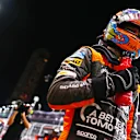 JEDDAH, SAUDI ARABIA - MARCH 26: Daniel Ricciardo of Australia and McLaren walks in the Pitlane after qualifying in 12th position during qualifying ahead of the F1 Grand Prix of Saudi Arabia at the Jeddah Corniche Circuit on March 26, 2022 in Jeddah, Saudi Arabia. (Photo by Mark Thompson/Getty Images)