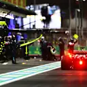 JEDDAH, SAUDI ARABIA - MARCH 27: Valtteri Bottas of Finland driving the (77) Alfa Romeo F1 C42 Ferrari in the Pitlane during the F1 Grand Prix of Saudi Arabia at the Jeddah Corniche Circuit on March 27, 2022 in Jeddah, Saudi Arabia. (Photo by Mark Thompson/Getty Images)