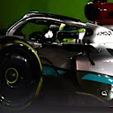 SINGAPORE, SINGAPORE - SEPTEMBER 30: Lewis Hamilton of Great Britain driving the (44) Mercedes AMG Petronas F1 Team W13 on track during practice ahead of the F1 Grand Prix of Singapore at Marina Bay Street Circuit on September 30, 2022 in Singapore, Singapore. (Photo by Mark Thompson/Getty Images,)