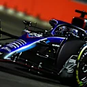 SINGAPORE, SINGAPORE - SEPTEMBER 30: Alexander Albon of Thailand driving the (23) Williams FW44 Mercedes on track during practice ahead of the F1 Grand Prix of Singapore at Marina Bay Street Circuit on September 30, 2022 in Singapore, Singapore. (Photo by Mark Thompson/Getty Images,)