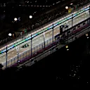 SINGAPORE, SINGAPORE - SEPTEMBER 30: Sebastian Vettel of Germany driving the (5) Aston Martin AMR22 Mercedes on track during practice ahead of the F1 Grand Prix of Singapore at Marina Bay Street Circuit on September 30, 2022 in Singapore, Singapore. (Photo by Bryn Lennon - Formula 1/Formula 1 via Getty Images)