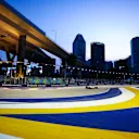 SINGAPORE, SINGAPORE - SEPTEMBER 30: Kevin Magnussen of Denmark driving the (20) Haas F1 VF-22 Ferrari on track during practice ahead of the F1 Grand Prix of Singapore at Marina Bay Street Circuit on September 30, 2022 in Singapore, Singapore. (Photo by Clive Rose/Getty Images,)