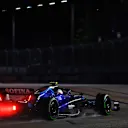 SINGAPORE, SINGAPORE - OCTOBER 01: Nicholas Latifi of Canada driving the (6) Williams FW44 Mercedes on track during final practice ahead of the F1 Grand Prix of Singapore at Marina Bay Street Circuit on October 01, 2022 in Singapore, Singapore. (Photo by Bryn Lennon - Formula 1/Formula 1 via Getty Images)