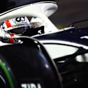 SINGAPORE, SINGAPORE - OCTOBER 01: Pierre Gasly of France driving the (10) Scuderia AlphaTauri AT03 on track during final practice ahead of the F1 Grand Prix of Singapore at Marina Bay Street Circuit on October 01, 2022 in Singapore, Singapore. (Photo by Mark Thompson/Getty Images,)