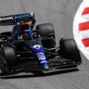 BARCELONA, SPAIN - MAY 20: Nyck de Vries of Netherlands driving the (45) Williams FW44 Mercedes on track during practice ahead of the F1 Grand Prix of Spain at Circuit de Barcelona-Catalunya on May 20, 2022 in Barcelona, Spain. (Photo by Joe Portlock - Formula 1/Formula 1 via Getty Images)