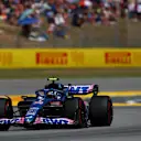 BARCELONA, SPAIN - MAY 22: Esteban Ocon of France driving the (31) Alpine F1 A522 Renault during the F1 Grand Prix of Spain at Circuit de Barcelona-Catalunya on May 22, 2022 in Barcelona, Spain. (Photo by Joe Portlock - Formula 1/Formula 1 via Getty Images)