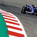 AUSTIN, TEXAS - OCTOBER 21: Esteban Ocon of France driving the (31) Alpine F1 A522 Renault on track during practice ahead of the F1 Grand Prix of USA at Circuit of The Americas on October 21, 2022 in Austin, Texas. (Photo by Chris Graythen/Getty Images)