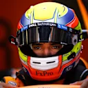 AUSTIN, TEXAS - OCTOBER 21: Alex Palou of Spain and McLaren prepares to drive in the garage during practice ahead of the F1 Grand Prix of USA at Circuit of The Americas on October 21, 2022 in Austin, Texas. (Photo by Chris Graythen/Getty Images)