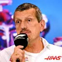AUSTIN, TEXAS - OCTOBER 22: Haas F1 Team Principal Guenther Steiner attends the Team Principals Press Conference prior to final practice ahead of the F1 Grand Prix of USA at Circuit of The Americas on October 22, 2022 in Austin, Texas. (Photo by Clive Mason/Getty Images)