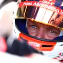 AUSTIN, TEXAS - OCTOBER 22: Kevin Magnussen of Denmark and Haas F1 prepares to drive in the garage during final practice ahead of the F1 Grand Prix of USA at Circuit of The Americas on October 22, 2022 in Austin, Texas. (Photo by Dan Istitene - Formula 1/Formula 1 via Getty Images)