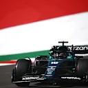 AUSTIN, TEXAS - OCTOBER 22: Lance Stroll of Canada driving the (18) Aston Martin AMR22 Mercedes on track during final practice ahead of the F1 Grand Prix of USA at Circuit of The Americas on October 22, 2022 in Austin, Texas. (Photo by Clive Mason - Formula 1/Formula 1 via Getty Images)