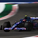 AUSTIN, TEXAS - OCTOBER 22: Esteban Ocon of France driving the (31) Alpine F1 A522 Renault on track during final practice ahead of the F1 Grand Prix of USA at Circuit of The Americas on October 22, 2022 in Austin, Texas. (Photo by Clive Mason - Formula 1/Formula 1 via Getty Images)
