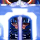 AUSTIN, TEXAS - OCTOBER 22: Alexander Albon of Thailand and Williams prepares to drive in the garage during final practice ahead of the F1 Grand Prix of USA at Circuit of The Americas on October 22, 2022 in Austin, Texas. (Photo by Dan Istitene - Formula 1/Formula 1 via Getty Images)