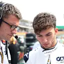 AUSTIN, TEXAS - OCTOBER 23: Pierre Gasly of France and Scuderia AlphaTauri prepares to drive on the grid during the F1 Grand Prix of USA at Circuit of The Americas on October 23, 2022 in Austin, Texas. (Photo by Peter Fox/Getty Images)
