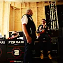 AUSTIN, TEXAS - OCTOBER 23: Race winner Max Verstappen of the Netherlands and Oracle Red Bull Racing and Red Bull Racing Team Consultant Dr Helmut Marko talk in parc ferme following the F1 Grand Prix of USA at Circuit of The Americas on October 23, 2022 in Austin, Texas. (Photo by Mario Renzi - Formula 1/Formula 1 via Getty Images)