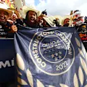 AUSTIN, TEXAS - OCTOBER 23: Race winner Max Verstappen of the Netherlands and Oracle Red Bull Racing celebrates in parc ferme with teammates after winning the Constructors championship following the F1 Grand Prix of USA at Circuit of The Americas on October 23, 2022 in Austin, Texas. (Photo by Mark Thompson/Getty Images)