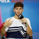AUSTIN, TEXAS - OCTOBER 20: Pierre Gasly of France and Scuderia AlphaTauri attends the Drivers Press Conference during previews ahead of the F1 Grand Prix of USA at Circuit of The Americas on October 20, 2022 in Austin, Texas. (Photo by Jared C. Tilton/Getty Images)