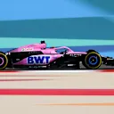 BAHRAIN, BAHRAIN - MARCH 03: Esteban Ocon of France driving the (31) Alpine F1 A523 Renault on track during practice ahead of the F1 Grand Prix of Bahrain at Bahrain International Circuit on March 03, 2023 in Bahrain, Bahrain. (Photo by Clive Mason/Getty Images)