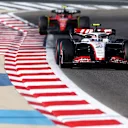 BAHRAIN, BAHRAIN - MARCH 03: Nico Hulkenberg of Germany driving the (27) Haas F1 VF-23 Ferrari on track during practice ahead of the F1 Grand Prix of Bahrain at Bahrain International Circuit on March 03, 2023 in Bahrain, Bahrain. (Photo by Lars Baron/Getty Images)