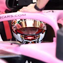 BAHRAIN, BAHRAIN - MARCH 03: Pierre Gasly of France driving the (10) Alpine F1 A523 Renault looks on in the garage during practice ahead of the F1 Grand Prix of Bahrain at Bahrain International Circuit on March 03, 2023 in Bahrain, Bahrain. (Photo by Lars Baron/Getty Images)