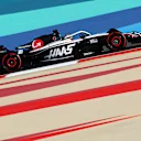 BAHRAIN, BAHRAIN - MARCH 04: Kevin Magnussen of Denmark driving the (20) Haas F1 VF-23 Ferrari on track during final practice ahead of the F1 Grand Prix of Bahrain at Bahrain International Circuit on March 04, 2023 in Bahrain, Bahrain. (Photo by Mark Thompson/Getty Images)
