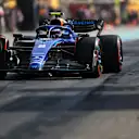 BAHRAIN, BAHRAIN - MARCH 04: Logan Sargeant of United States driving the (2) Williams FW45 Mercedes in the Pitlane during final practice ahead of the F1 Grand Prix of Bahrain at Bahrain International Circuit on March 04, 2023 in Bahrain, Bahrain. (Photo by Peter Fox/Getty Images)