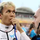 BAHRAIN, BAHRAIN - MARCH 05: Alexander Albon of Thailand and Williams prepares to drive on the grid during the F1 Grand Prix of Bahrain at Bahrain International Circuit on March 05, 2023 in Bahrain, Bahrain. (Photo by Peter Fox/Getty Images)