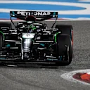 BAHRAIN, BAHRAIN - MARCH 05: George Russell of Great Britain driving the (63) Mercedes AMG Petronas F1 Team W14 on track during the F1 Grand Prix of Bahrain at Bahrain International Circuit on March 05, 2023 in Bahrain, Bahrain. (Photo by Rudy Carezzevoli - Formula 1/Formula 1 via Getty Images)