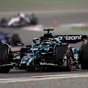 BAHRAIN, BAHRAIN - MARCH 05: Lance Stroll of Canada driving the (18) Aston Martin AMR23 Mercedes on track during the F1 Grand Prix of Bahrain at Bahrain International Circuit on March 05, 2023 in Bahrain, Bahrain. (Photo by Peter Fox/Getty Images)