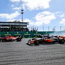 Piastri has already suffered a broken rear wing as he tries to continue on