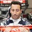 Ricciardo was back in the paddock as a full-time F1 driver on Thursday