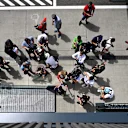 Ricciardo was back in the paddock as a full-time F1 driver on Thursday