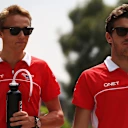 After different junior career paths, Bianchi and Chilton teamed up again in F1