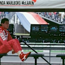 The bright red McLaren race suit is still what many fans see when thinking about Senna’s aesthetic