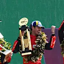 Giovinazzi, Pier Guidi and Calado celebrate their special triumph