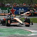 McLaren's Australian driver Oscar Piastri drives during the Italian Formula One Grand Prix race at Autodromo Nazionale Monza circuit, in Monza on September 1, 2024. (Photo by Gabriel BOUYS / AFP) (Photo by GABRIEL BOUYS/AFP via Getty Images)