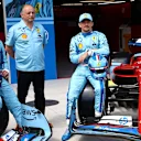 Ferrari had special blue race suits for the Miami Grand Prix weekend