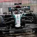 After snow disrupted the first day of the test, Antonelli managed to get out on track and rack up laps