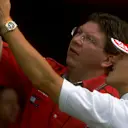 Meanwhile, Ferrari were forming a ‘dream team’ of their own, featuring Ross Brawn (left)