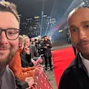 Alex was another to grab a picture with the new Ferrari driver