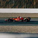 Hamilton took over from team mate Leclerc for the second half of the day